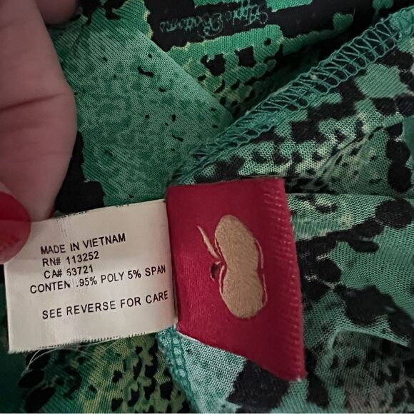 APPLE BOTTOMS Snake Print Fabric Vintage Style Size S - Picture 8 of 8